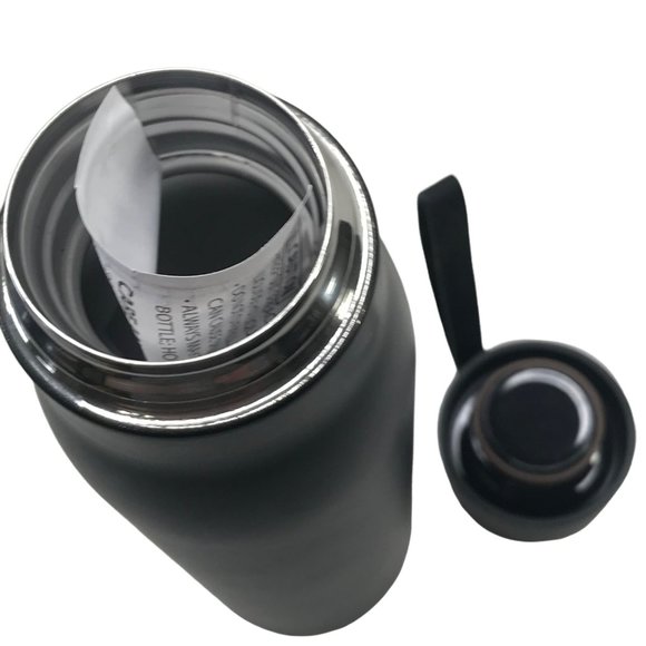 Dashing Double Wall Stainless Steel Water Bottle 18.6 Fl oz. Black New With Tags - Picture 3 of 7